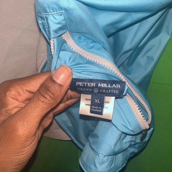NWT Peter Millar Light Blue Vest size XL- Flaw - Picture 12 of 13
